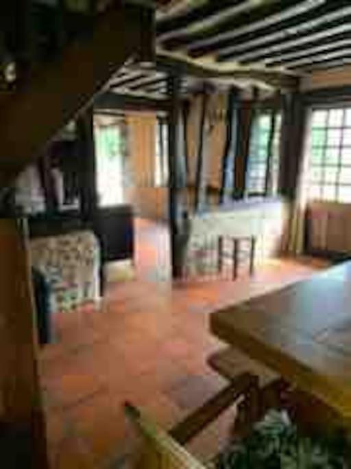 Chaumiere Familiale Weekend & Vacances Paisible Saint-Philbert-sur-Risle Buitenkant foto